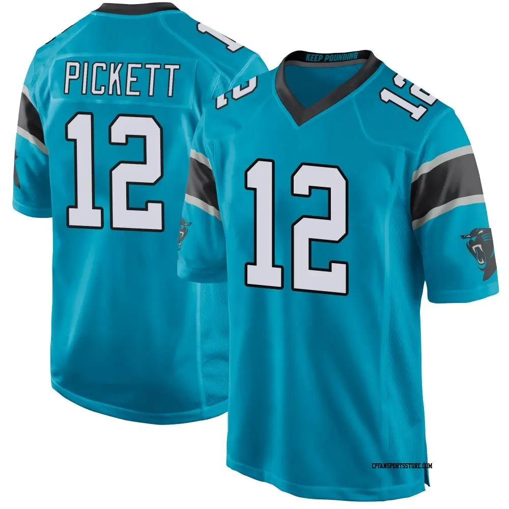 Game Blue Men's Kenny Pickett Carolina Panthers Alternate Jersey