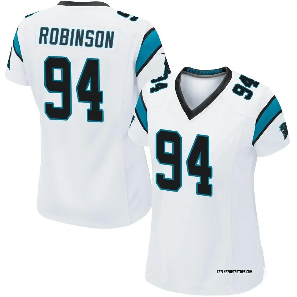 Game White Women's A'Shawn Robinson Carolina Panthers Jersey