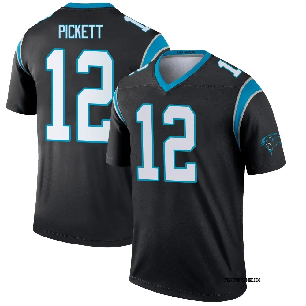 Legend Black Men's Kenny Pickett Carolina Panthers Jersey