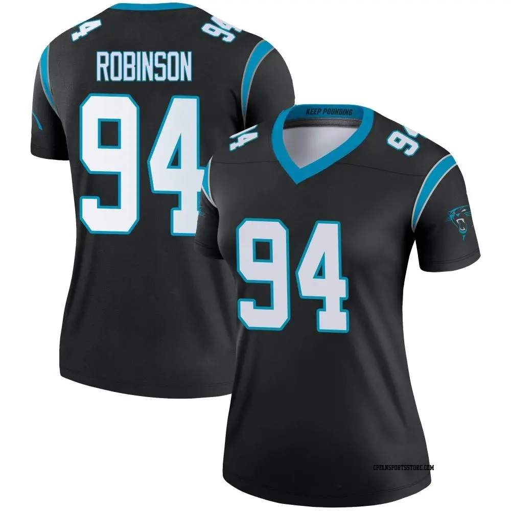 Legend Black Women's A'Shawn Robinson Carolina Panthers Jersey