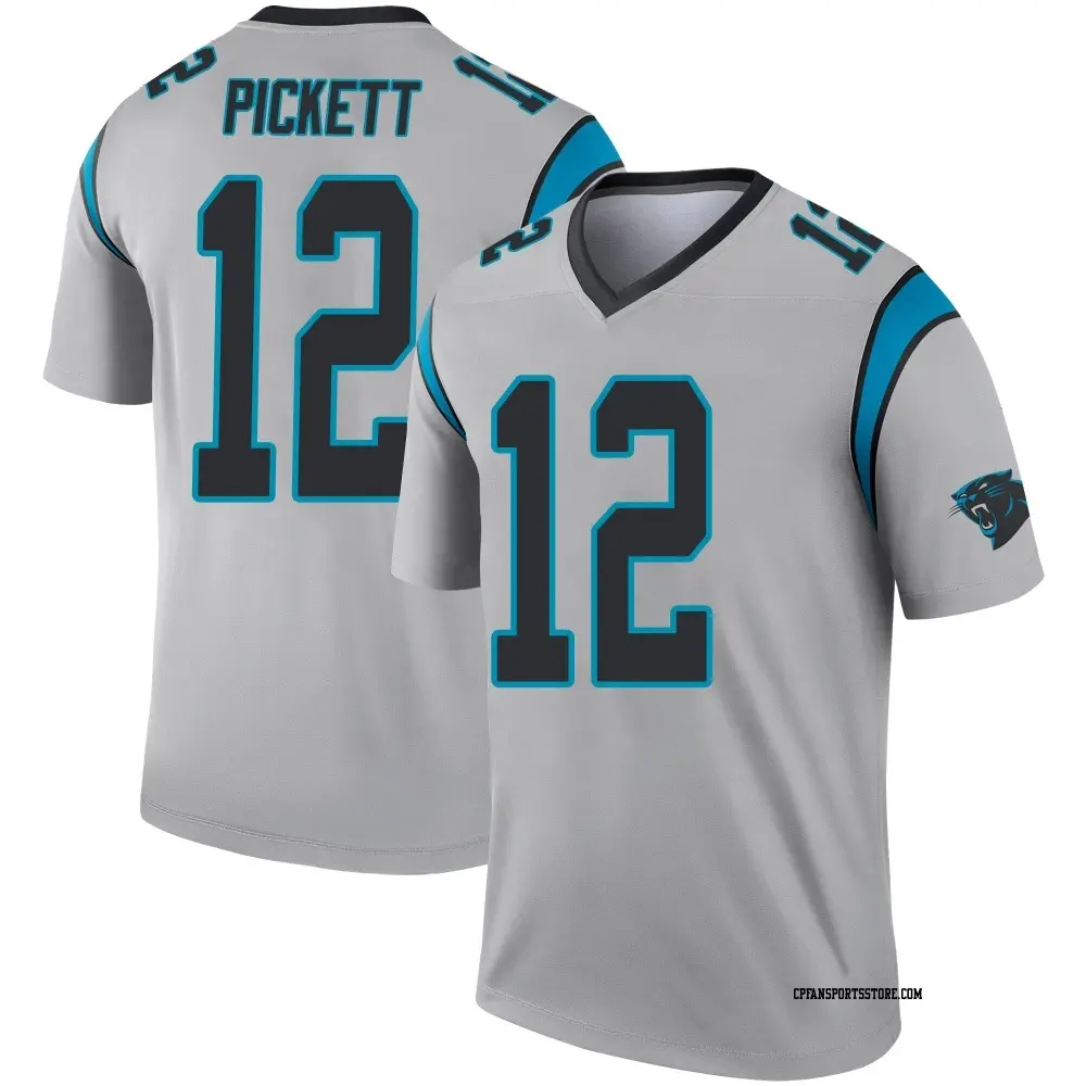 Legend Men's Kenny Pickett Carolina Panthers Inverted Silver Jersey
