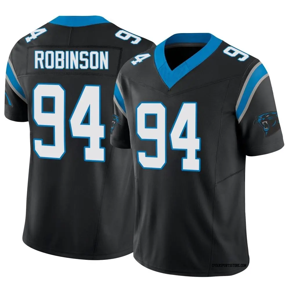 Limited Black Men's A'Shawn Robinson Carolina Panthers Vapor F.U.S.E. Jersey