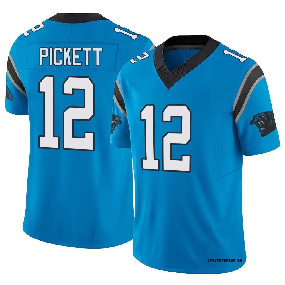 Limited Blue Men's Kenny Pickett Carolina Panthers Vapor F.U.S.E. Jersey