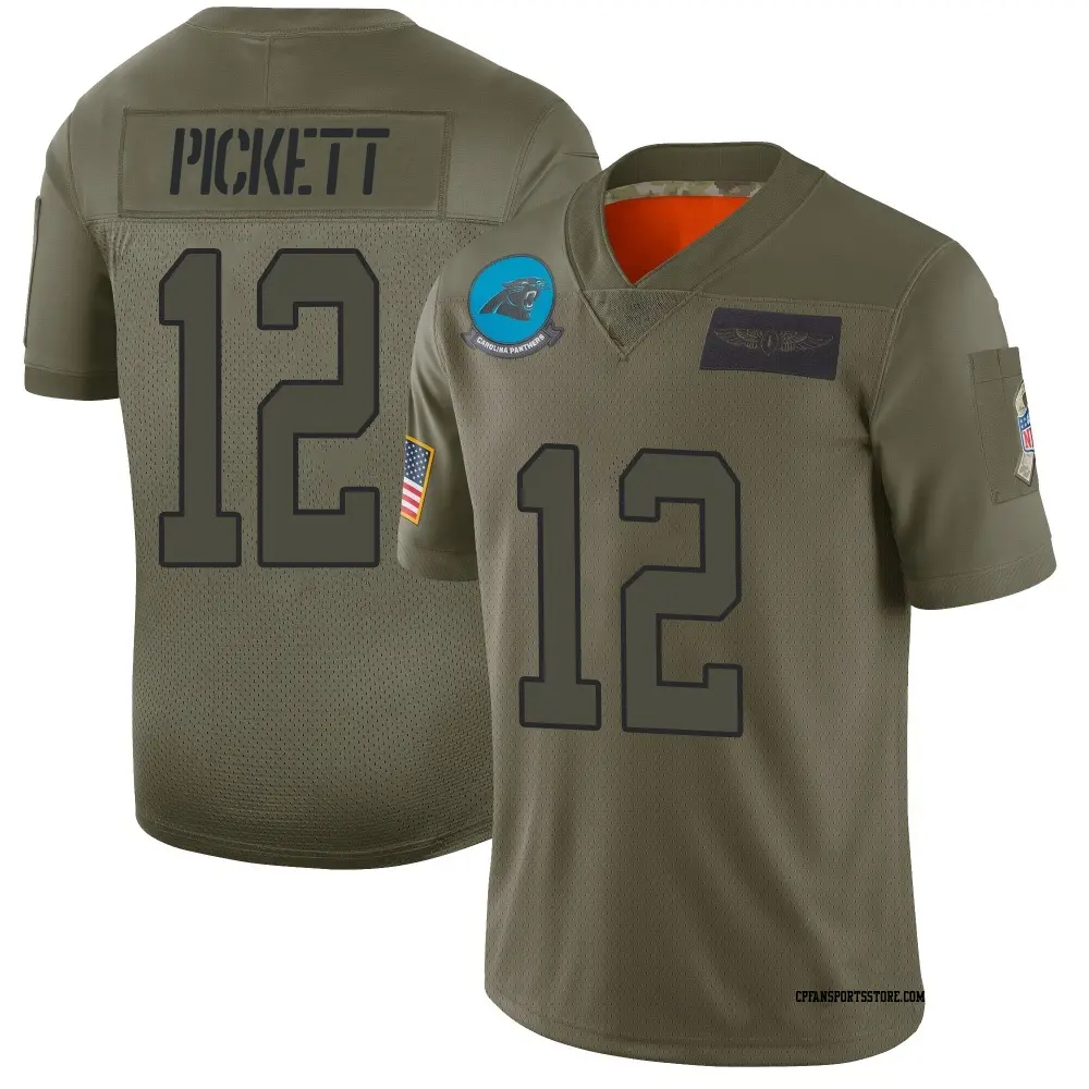 Limited Camo Men's Kenny Pickett Carolina Panthers 2019 Salute to Service Jersey
