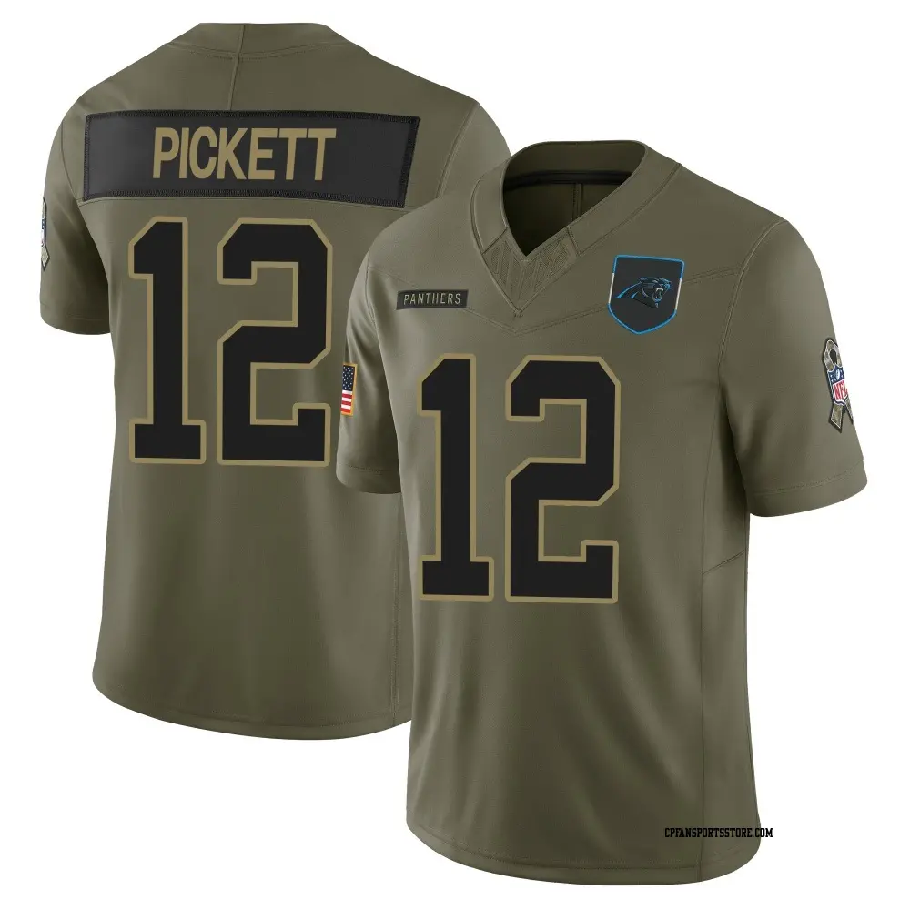 Limited Olive Men's Kenny Pickett Carolina Panthers 2025 Salute to Service Jersey