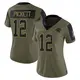 Limited Olive Women's Kenny Pickett Carolina Panthers 2021 Salute To Service Jersey