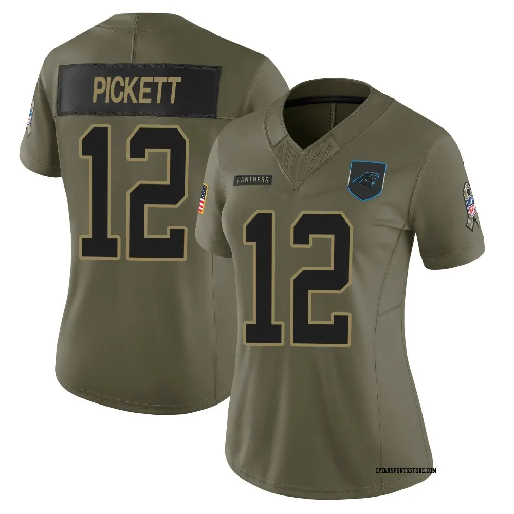 Limited Olive Women's Kenny Pickett Carolina Panthers 2025 Salute to Service Jersey