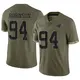 Limited Olive Youth A'Shawn Robinson Carolina Panthers 2022 Salute To Service Jersey