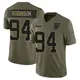 Limited Olive Youth A'Shawn Robinson Carolina Panthers 2025 Salute to Service Jersey