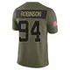 Limited Olive Youth A'Shawn Robinson Carolina Panthers 2025 Salute to Service Jersey