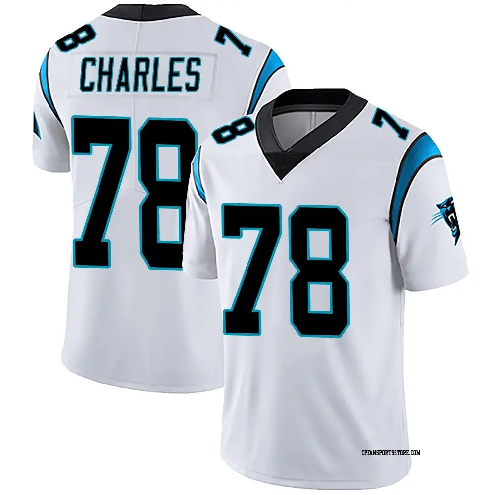 Limited White Men's Saahdiq Charles Carolina Panthers Vapor Untouchable Jersey